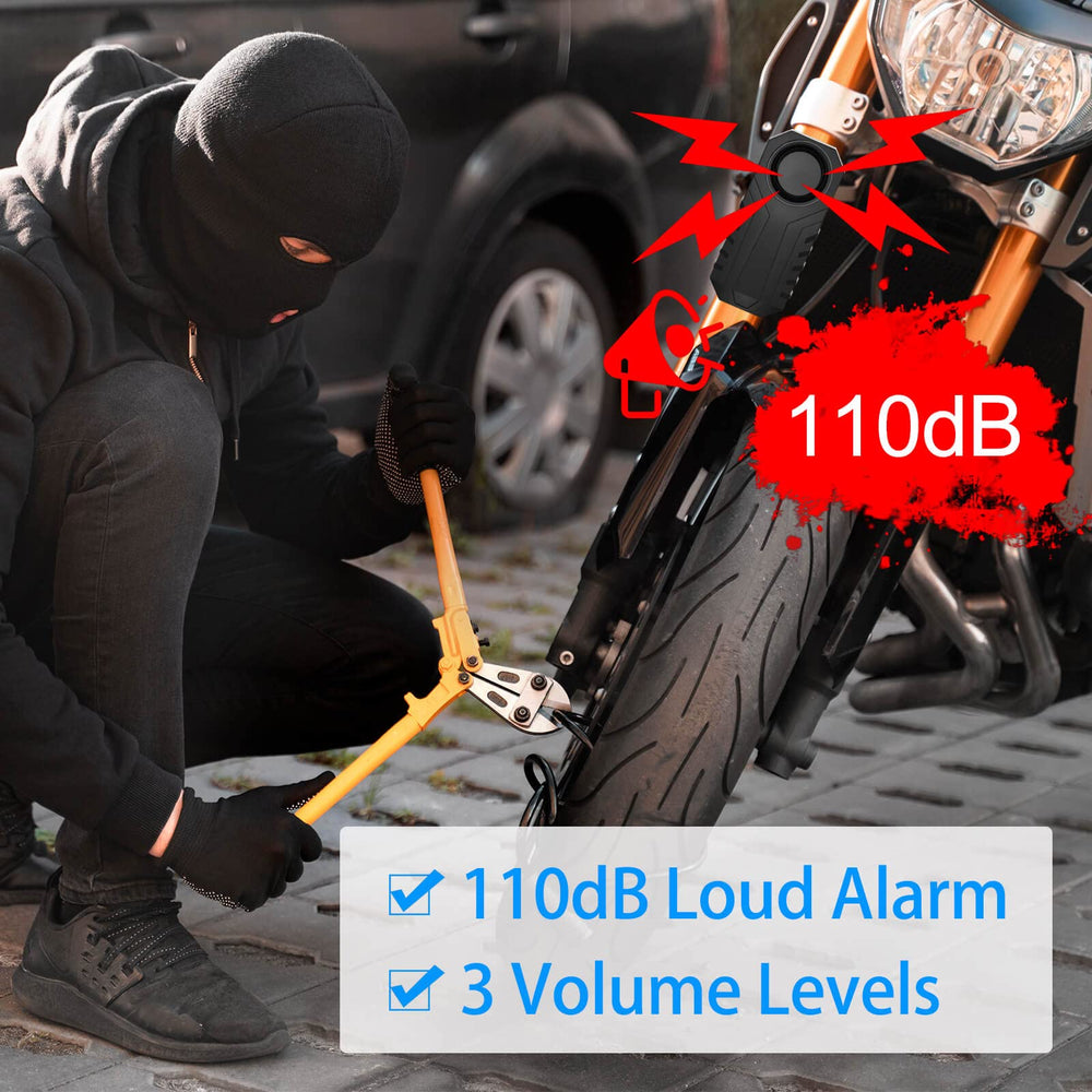 USUPERINK alarm with 66 ft range helps locate a parked vehicle.