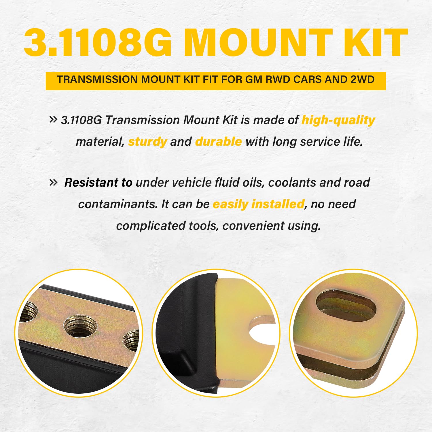 USVEHJ 3.1108G screws and washers pack, complete hardware for quick installation.