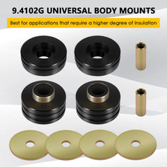 usvehj 9.4102G bushings close-up, showing durable polyurethane material and vibration damping.