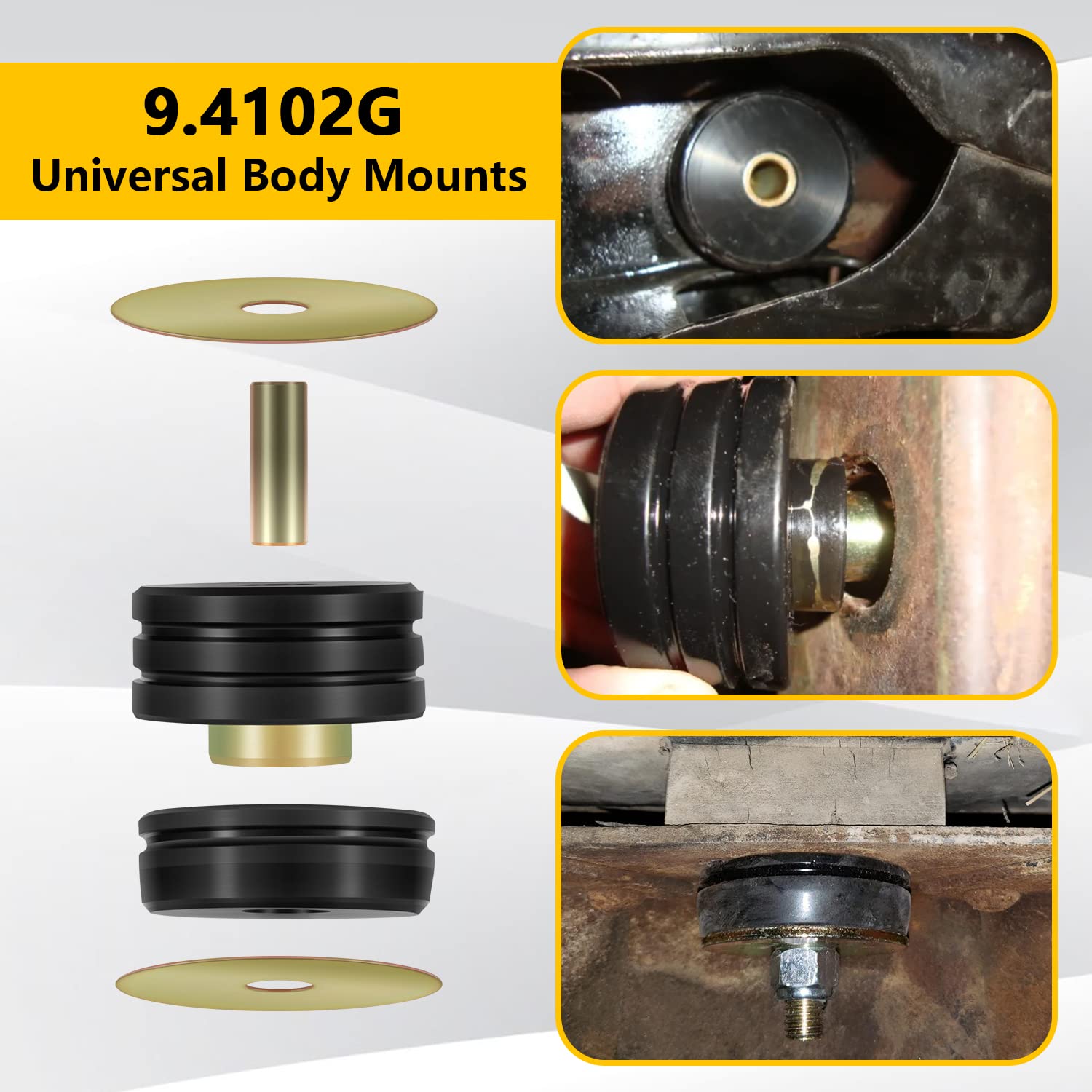 usvehj 9.4102G durable steel and rubber construction for longevity.