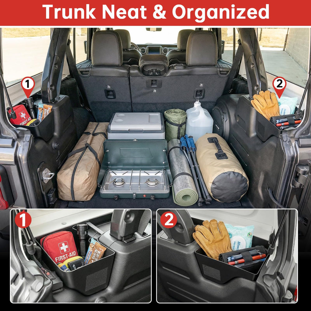 Utiiy ABS material durability suggests long-lasting vehicle storage solution.