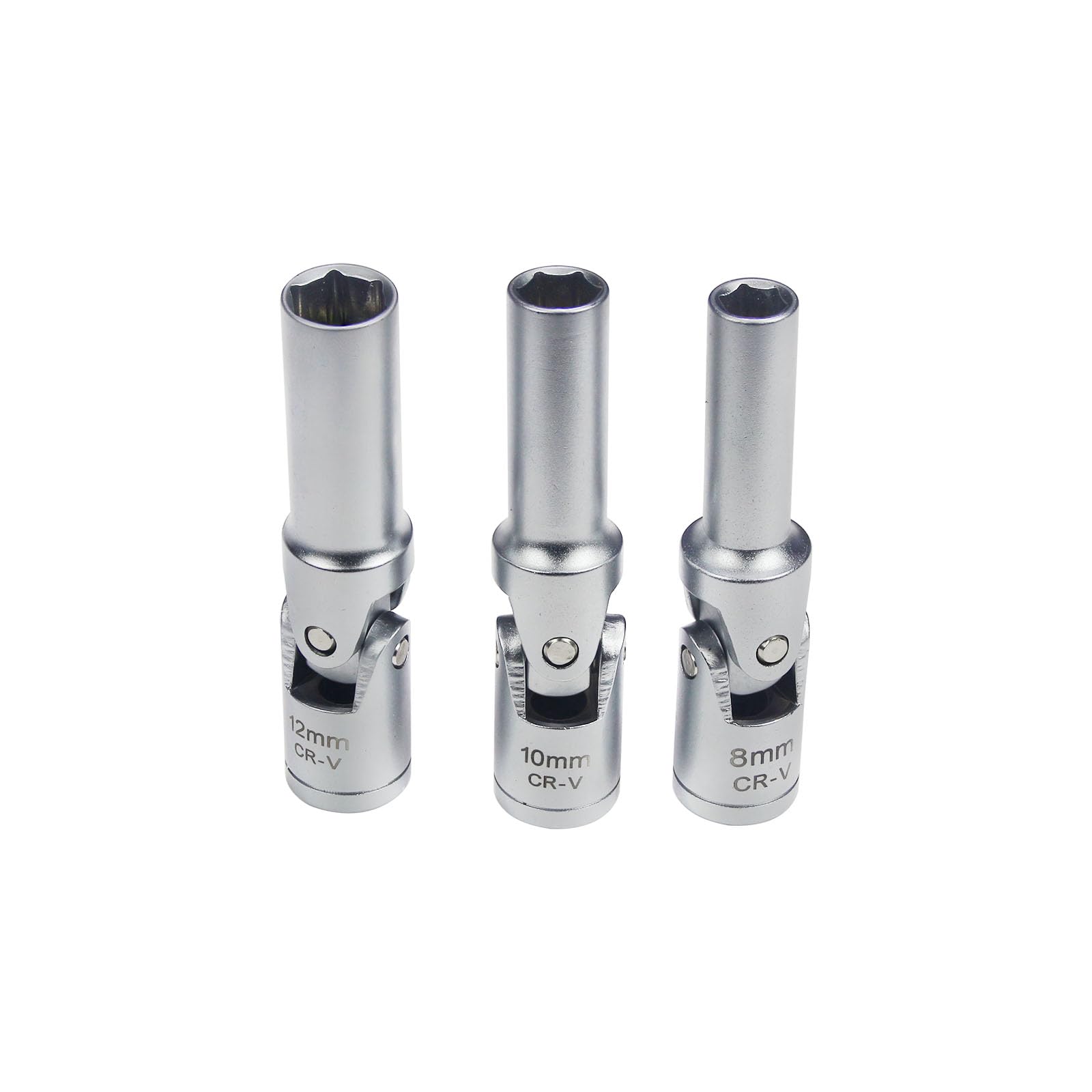 UTMALL universal joint socket allows angled access.