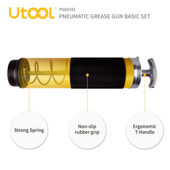 UTOOL 6000 PSI die-cast head provides strong performance.