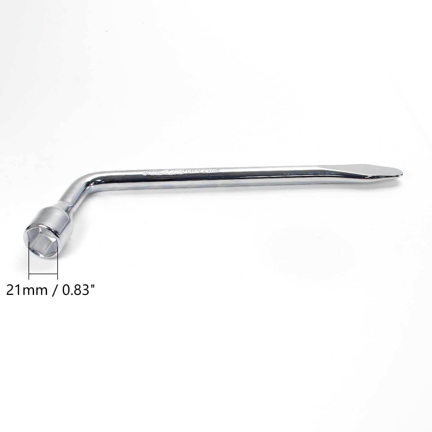 Utoolmart L-type lug wrench with extended handle for high torque