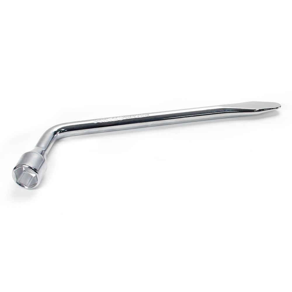 Utoolmart lug wrench in use during automobile maintenance