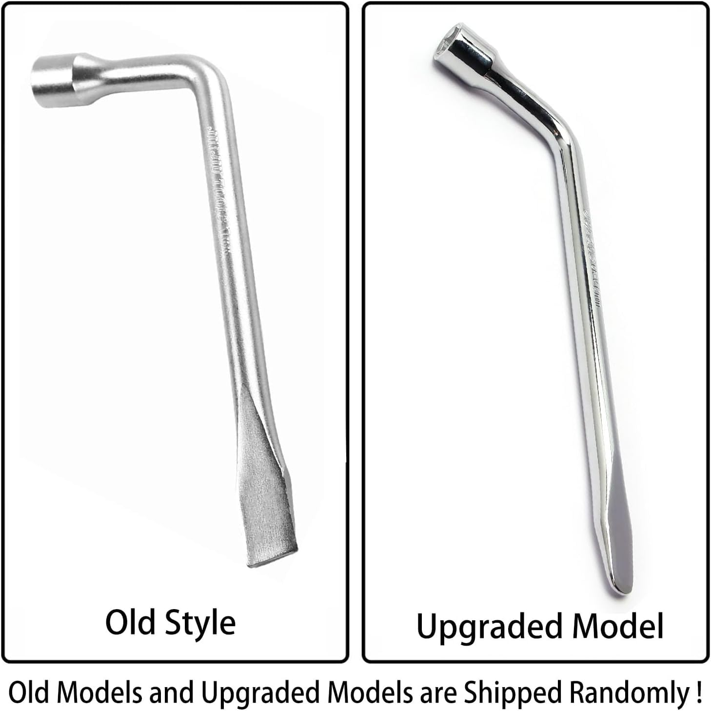 Utoolmart lug wrench compatible with ratchets and T-bars