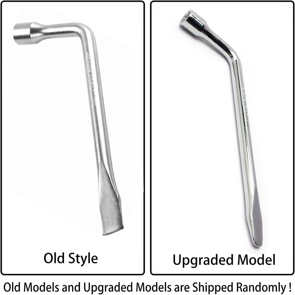Utoolmart lug wrench compatible with ratchets and T-bars