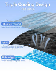 utos car seat cushion highlights a breathable honeycomb structure to improve airflow.