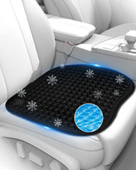 utos car seat cushion with cooling ice silk cover for all-day comfort.