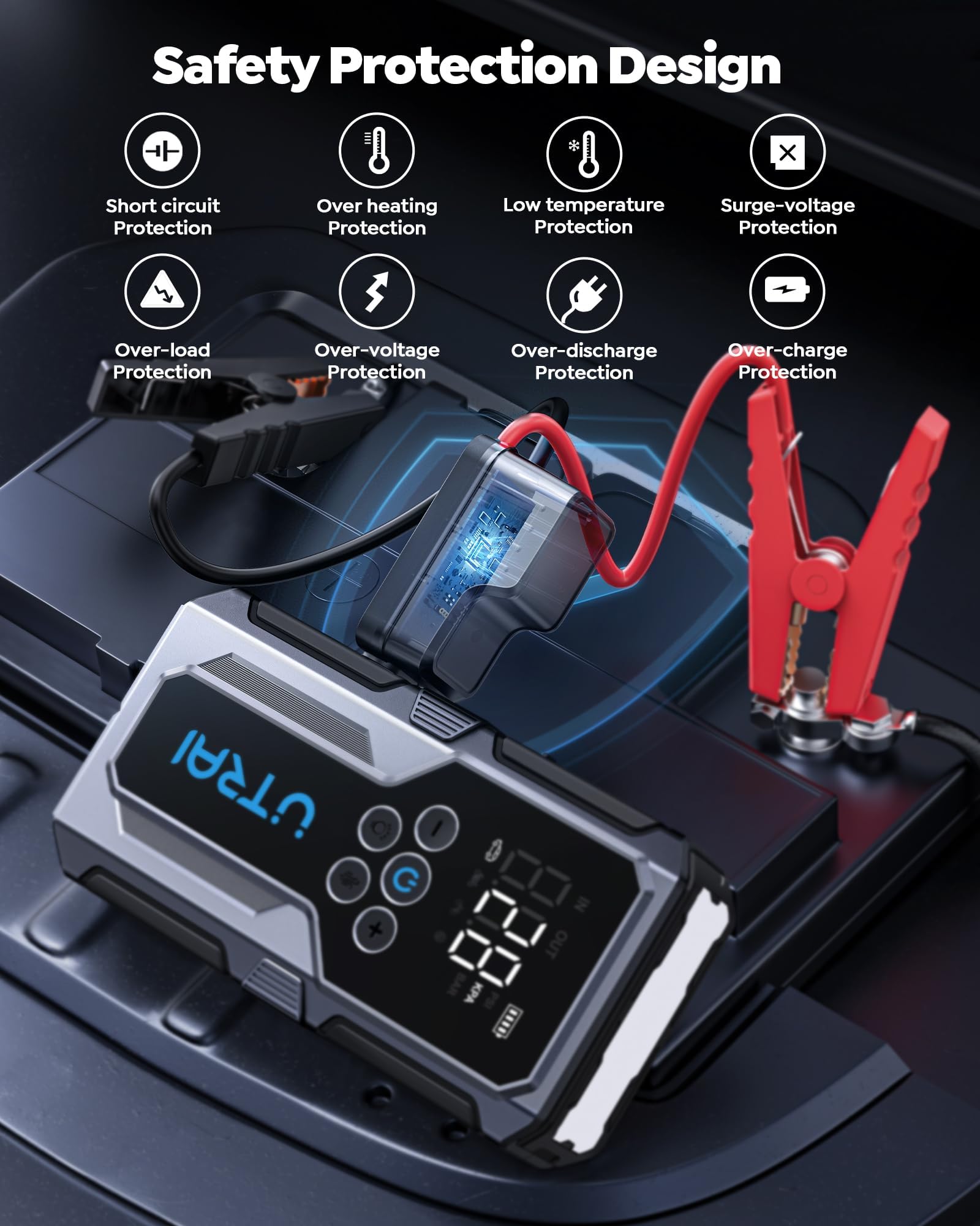 UTRAI JS-9 accessory pack with nozzles and hoses
