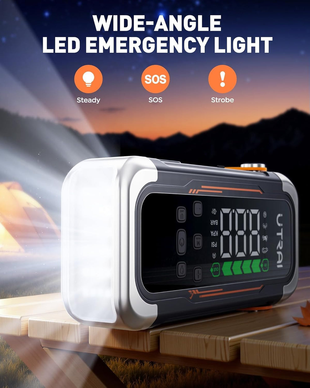 UTRAI safety protections cover reverse polarity, overcurrent, and overheating.
