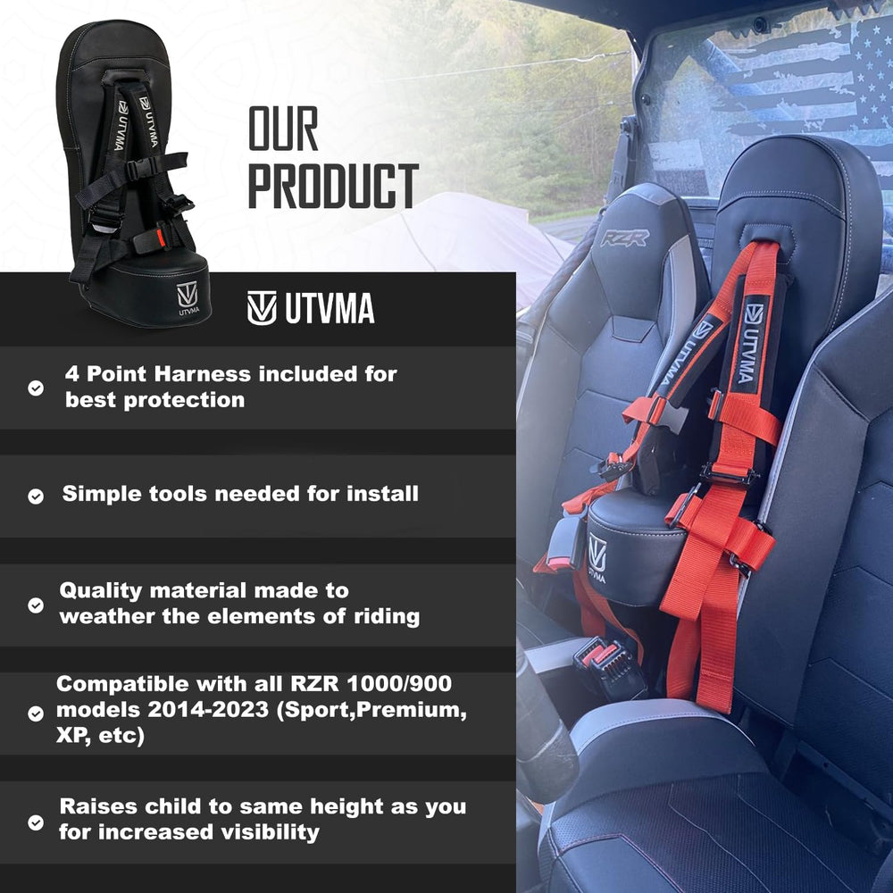 Bracket and mounting hardware included for quick install on RZR