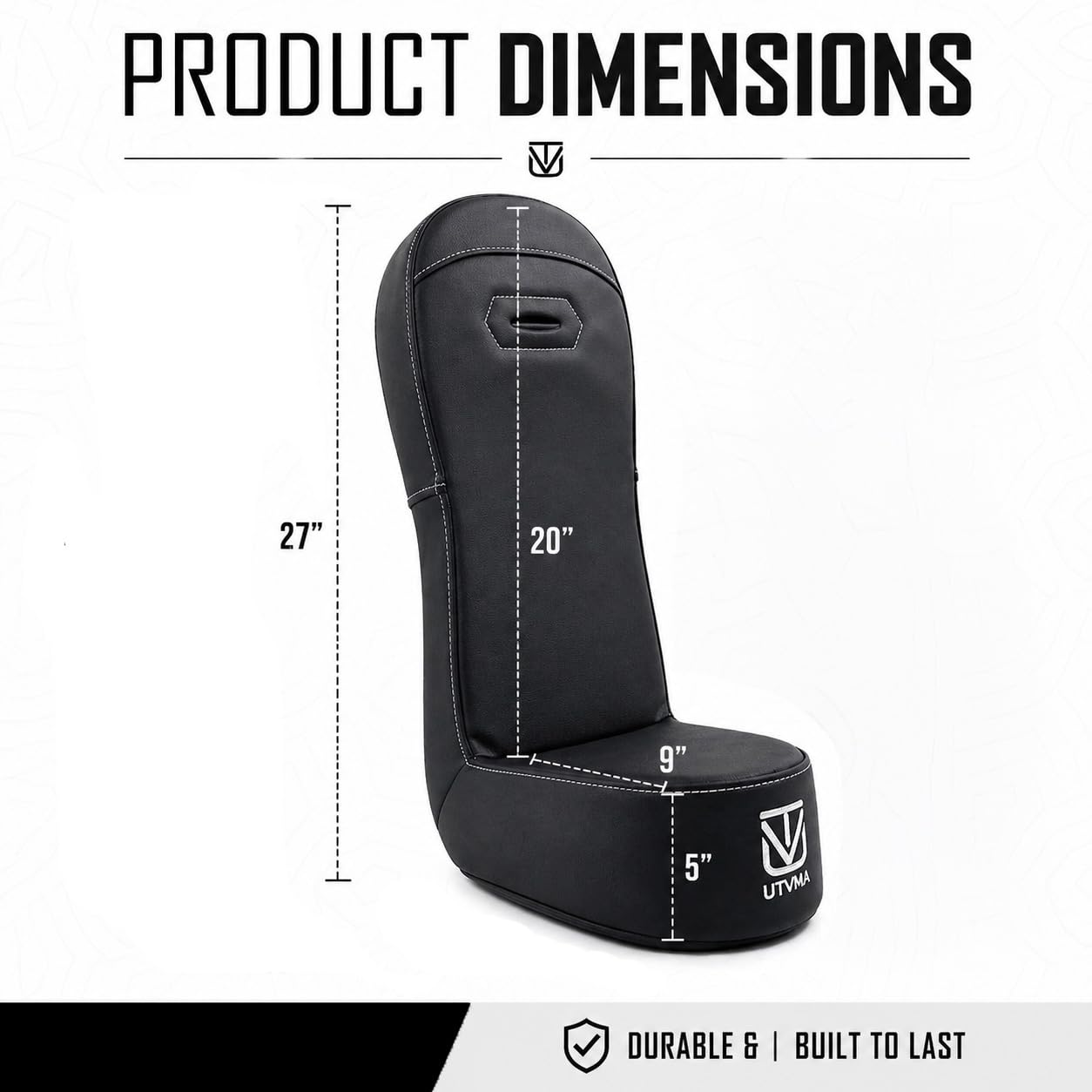Install-ready bump seat for fast setup on RZR