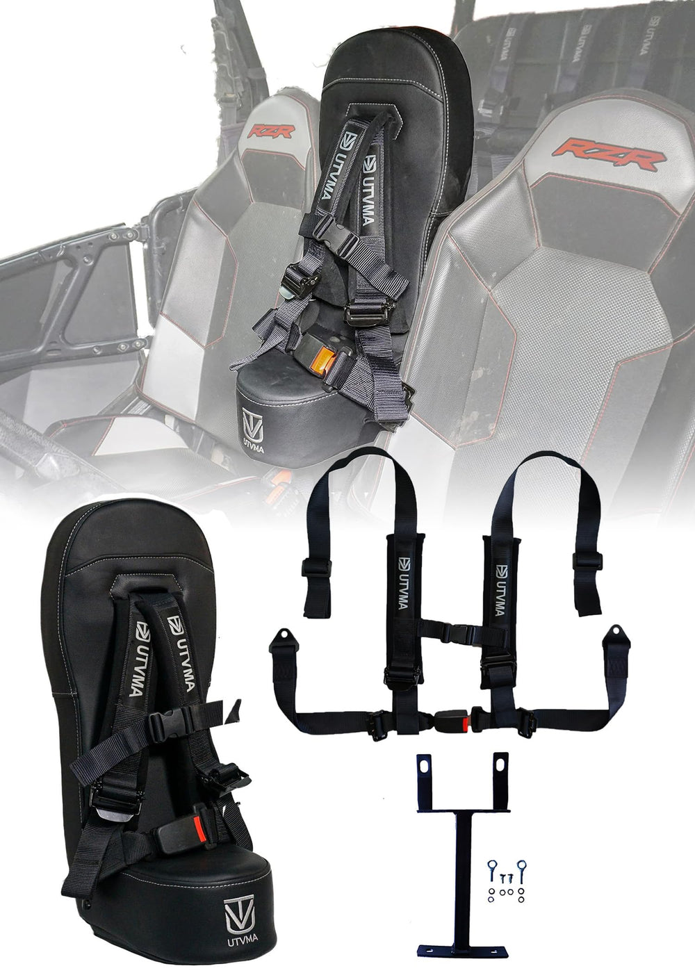 UTVMA RZR bump seat provides kid comfort during off-road riding