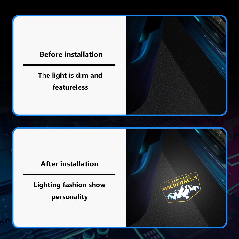 uunonaha Wilderness welcome light shows ghost-shadow logo for a stylish vehicle cue.