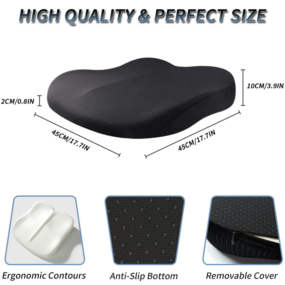 UVCMDUI versatile cushion suited for car, office, gaming chairs.