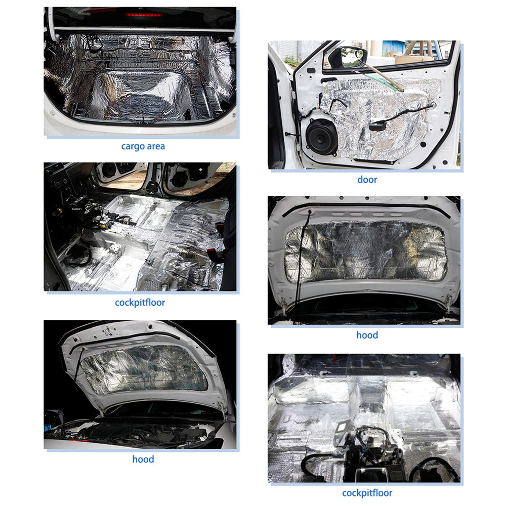 uxcell 394mil self-adhesive insulation mat is easy to install