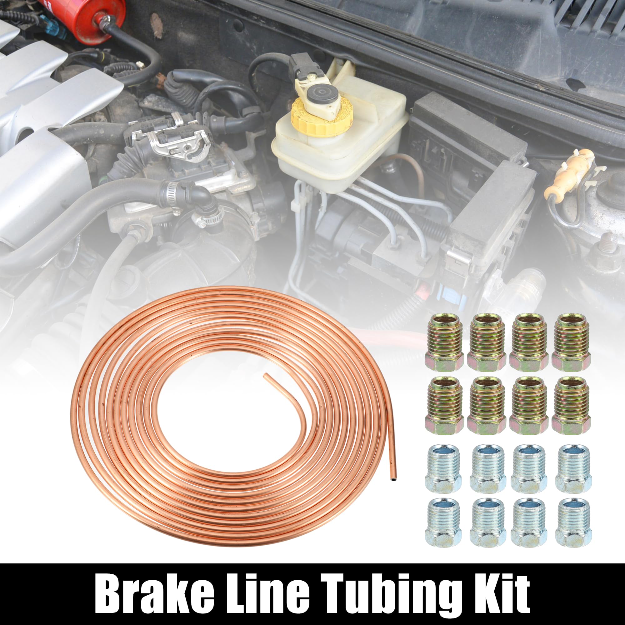 uxcell brake line fittings 16 provide versatile connections for secure installations.