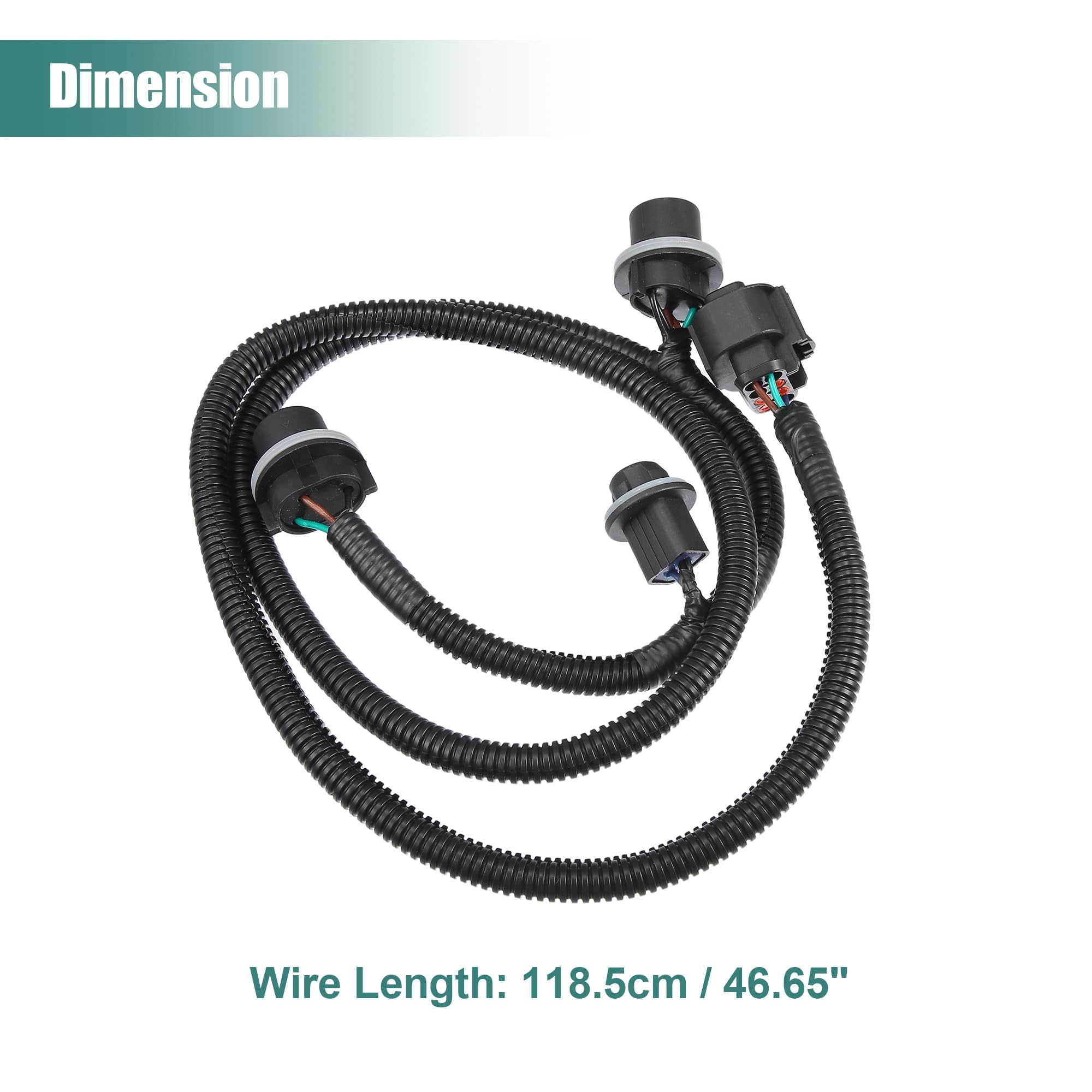 uxcell driver-side tail lamp wiring harness suits Silverado 2500HD 2015 with durable connection