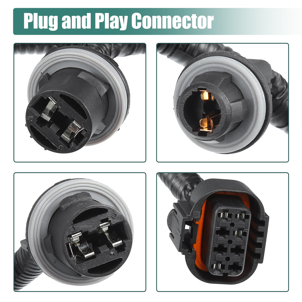 uxcell driver-side tail lamp wiring harness for Silverado 3500HD 2015 supports consistent signal