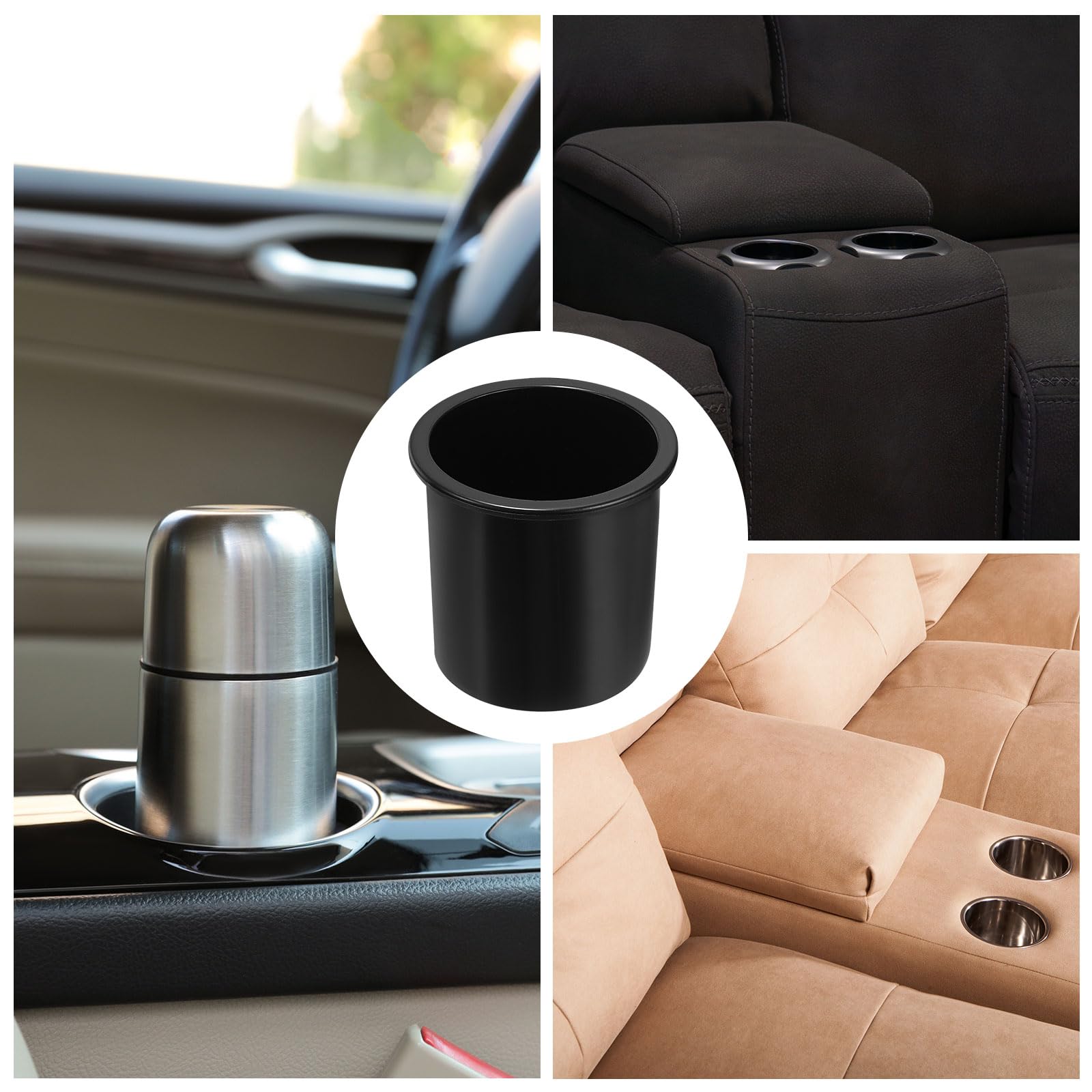 uxcell drop-in cup holder keeps small items like keys organized