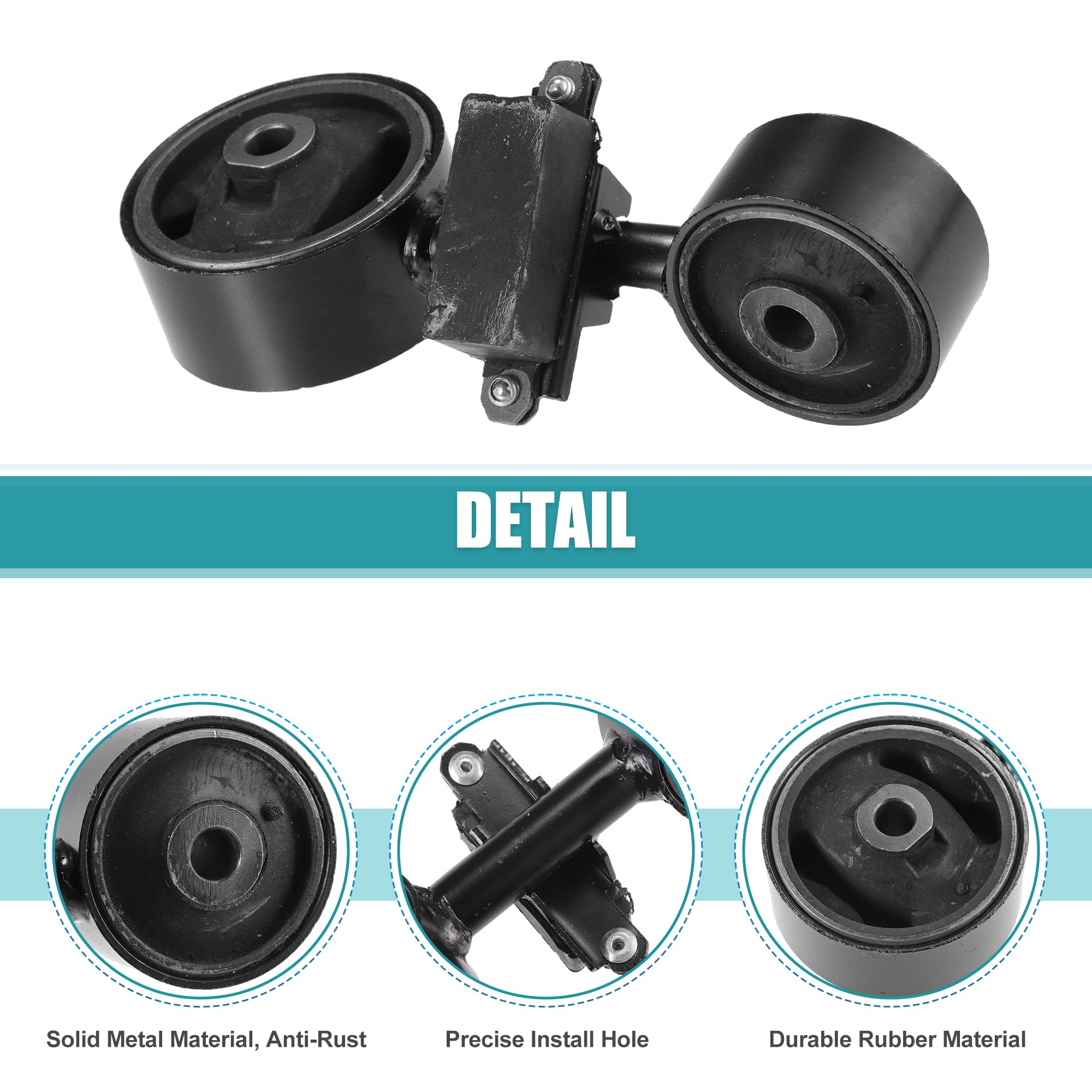 uxcell engine mount rear view — durable fit for lasting engine support