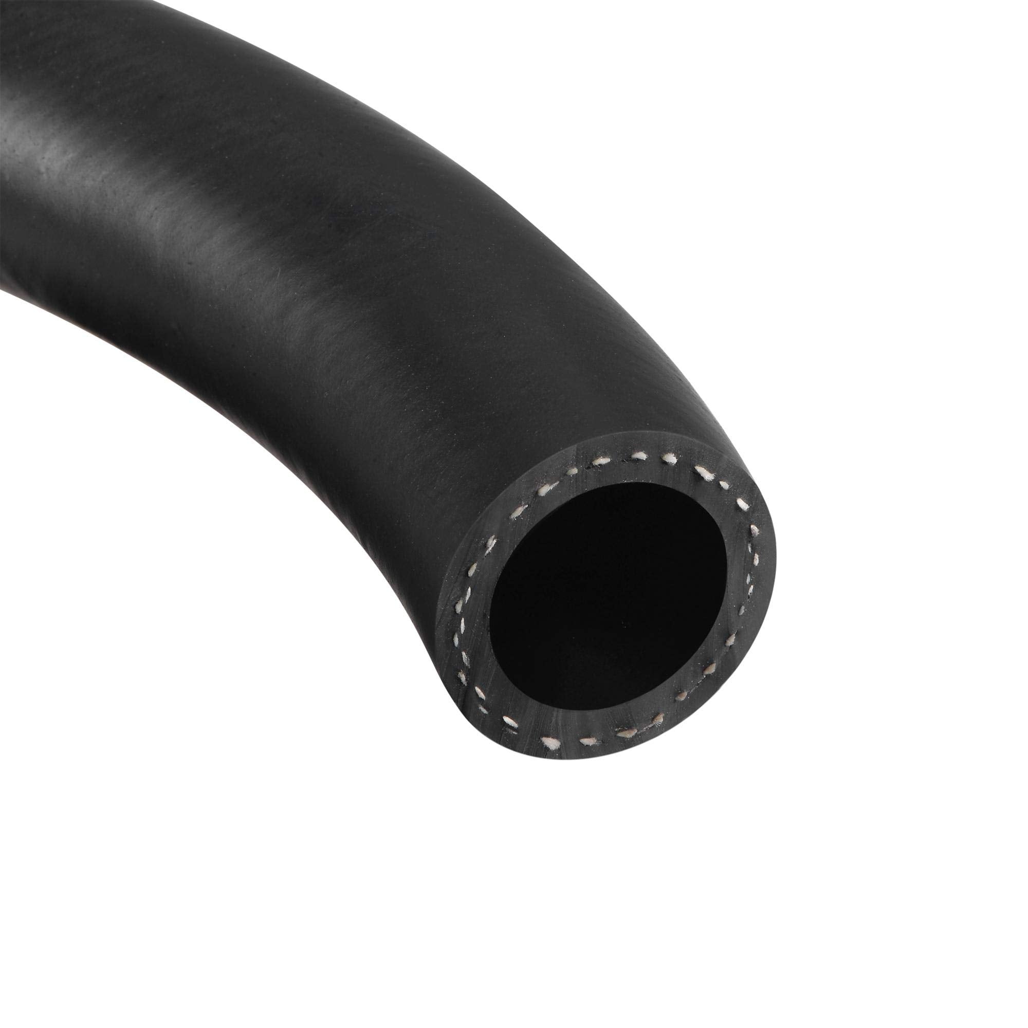 uxcell fuel line hose, 25.5mm ID, 2ft, black, ideal for small engines.