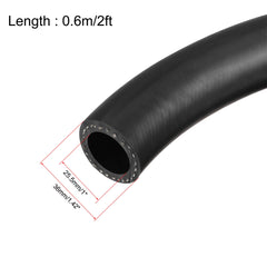 uxcell fuel line hose, 36mm OD, flexible and easy to bend.