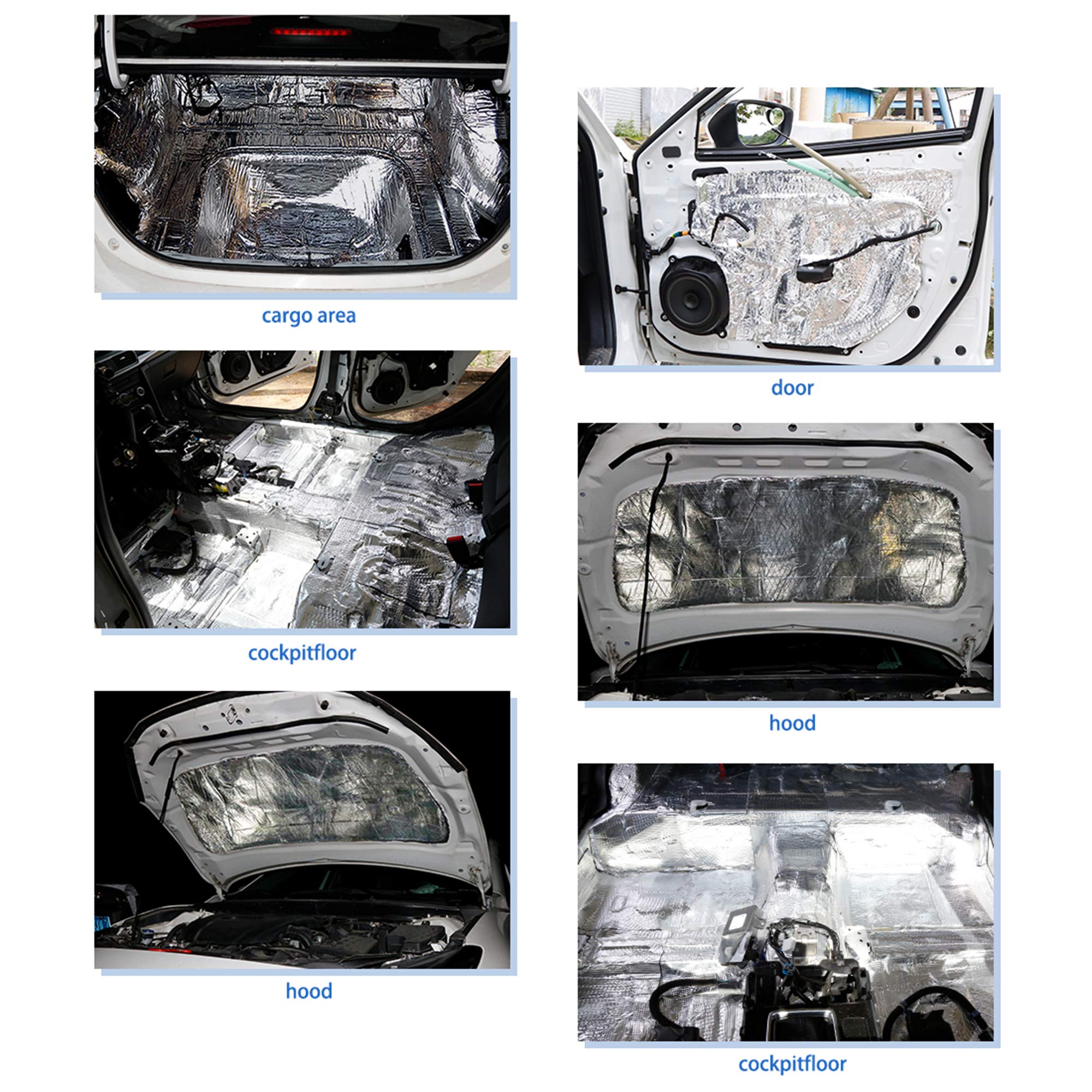 uxcell fiberglass surface showcases heatproof material for automotive use