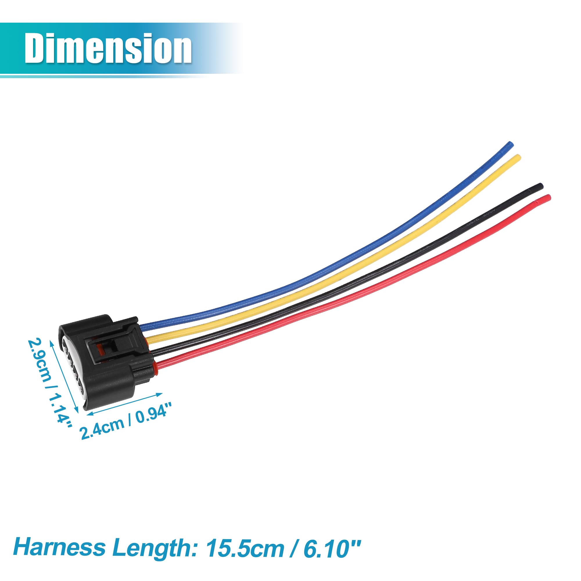 uxcell ignition coil connector for Lexus HS250h 2.4L – snug fit assembly