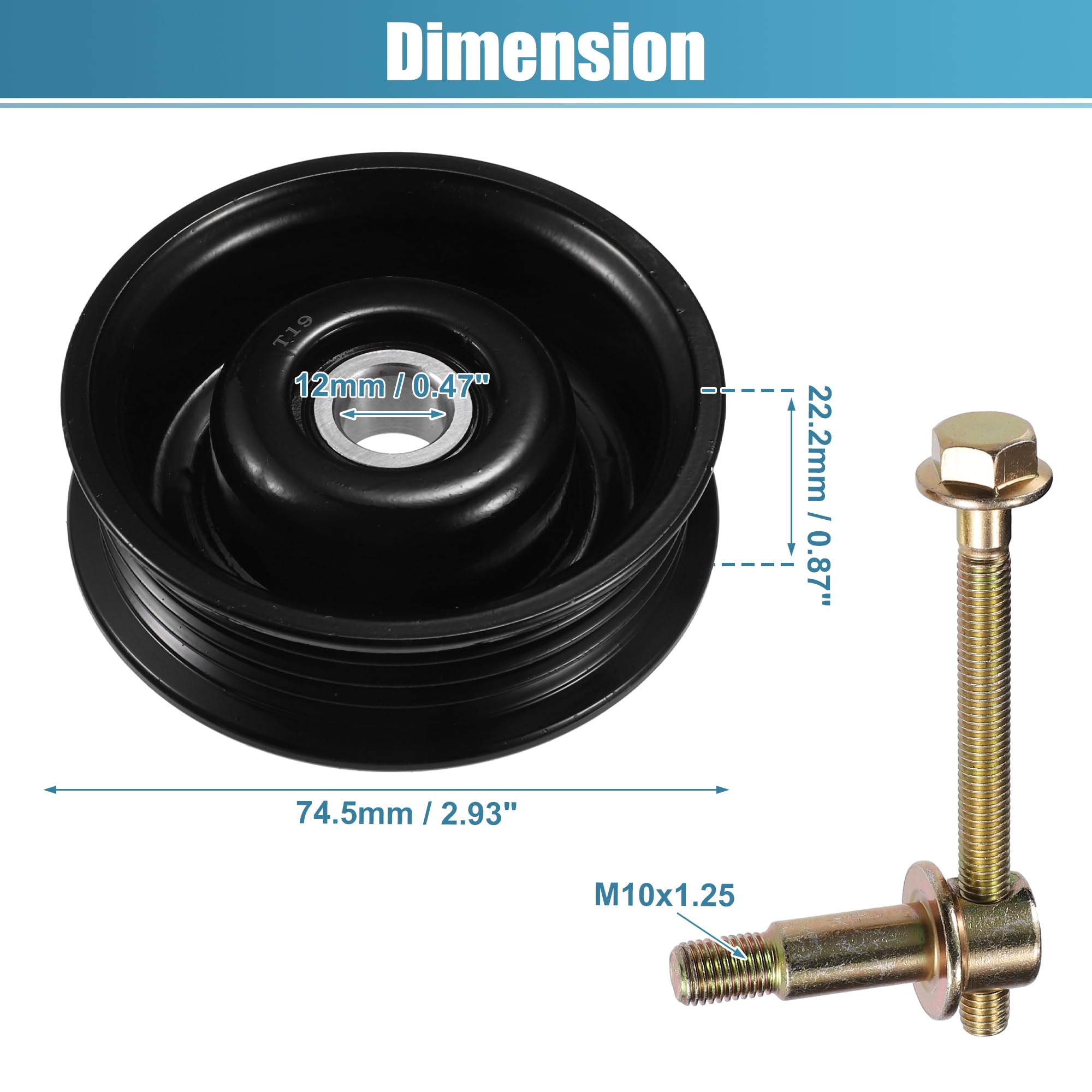 uxcell installation-ready tensioner ready for straightforward DIY replacement