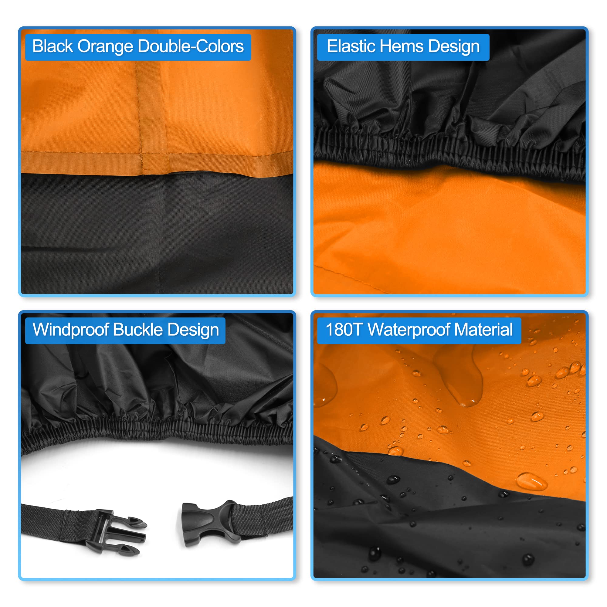 uxcell all-climates protection for motorcycles kept outdoors.