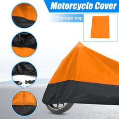 uxcell cover with windproof buckle and elastic cord protecting in windy conditions.