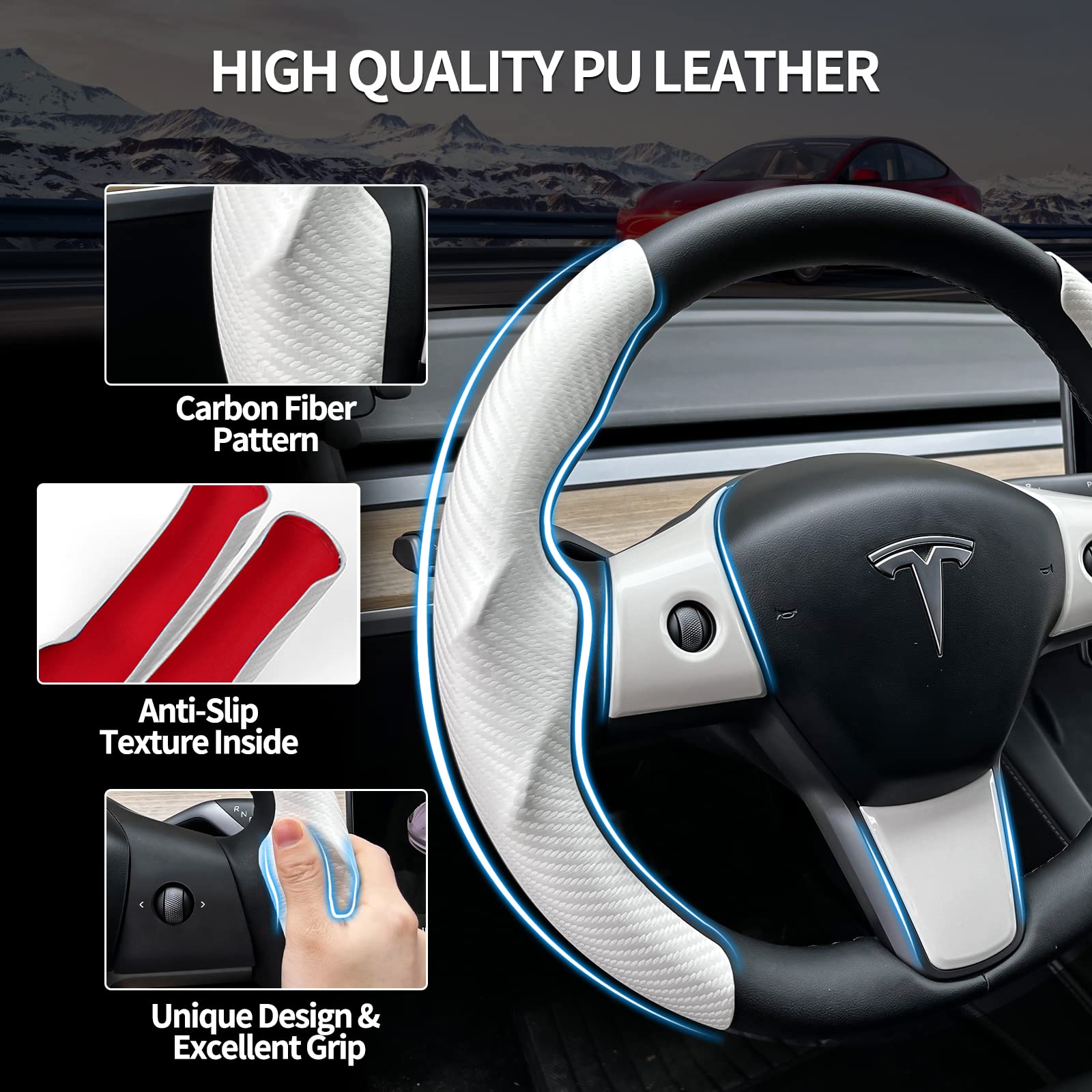 Uxcer interior upgrade enhances white cabin aesthetics while protecting OEM components