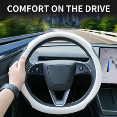 Uxcer protective steering cover shields against sun damage and interior wear while elevating style.