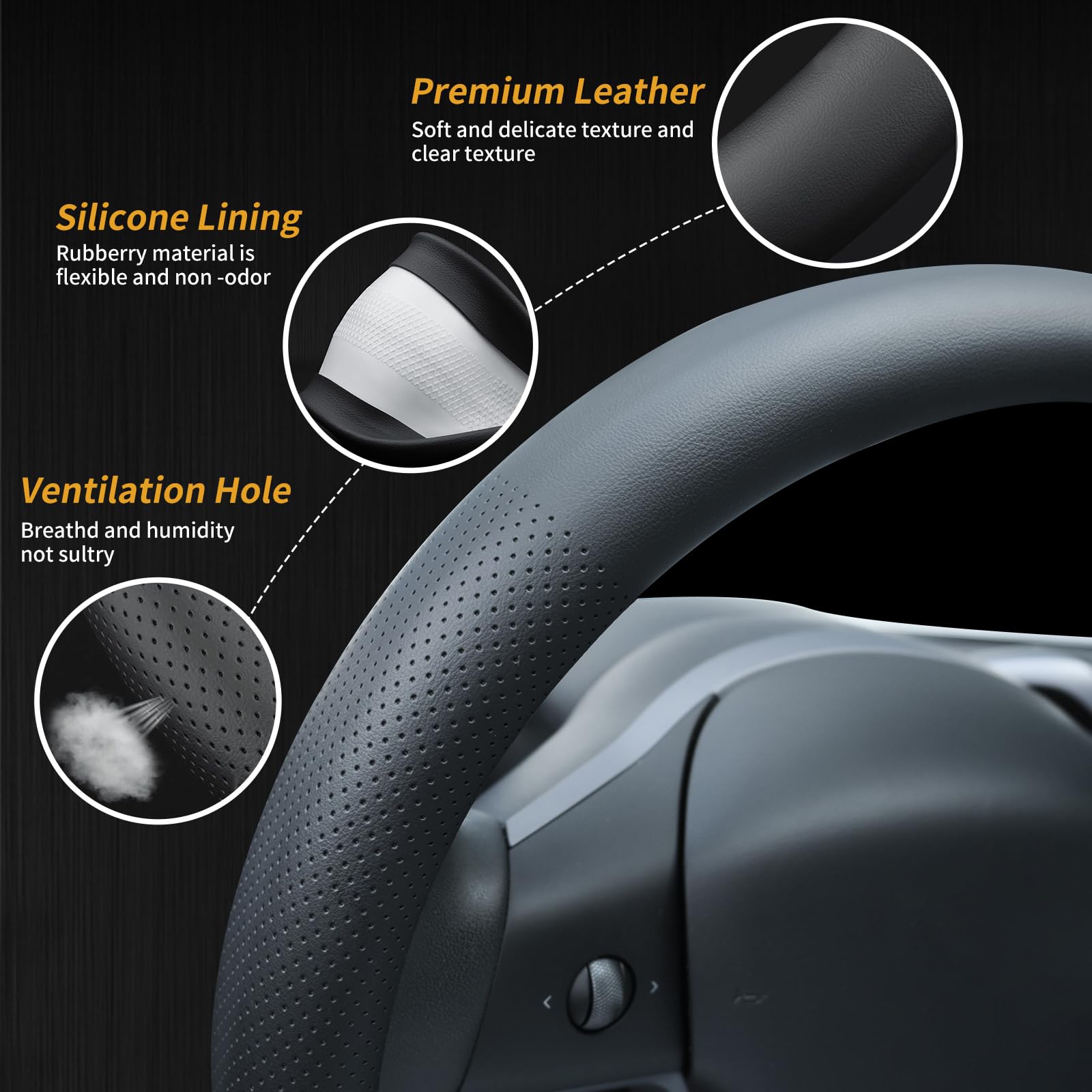 Uxcer easy installation with warm up for a snug fit.