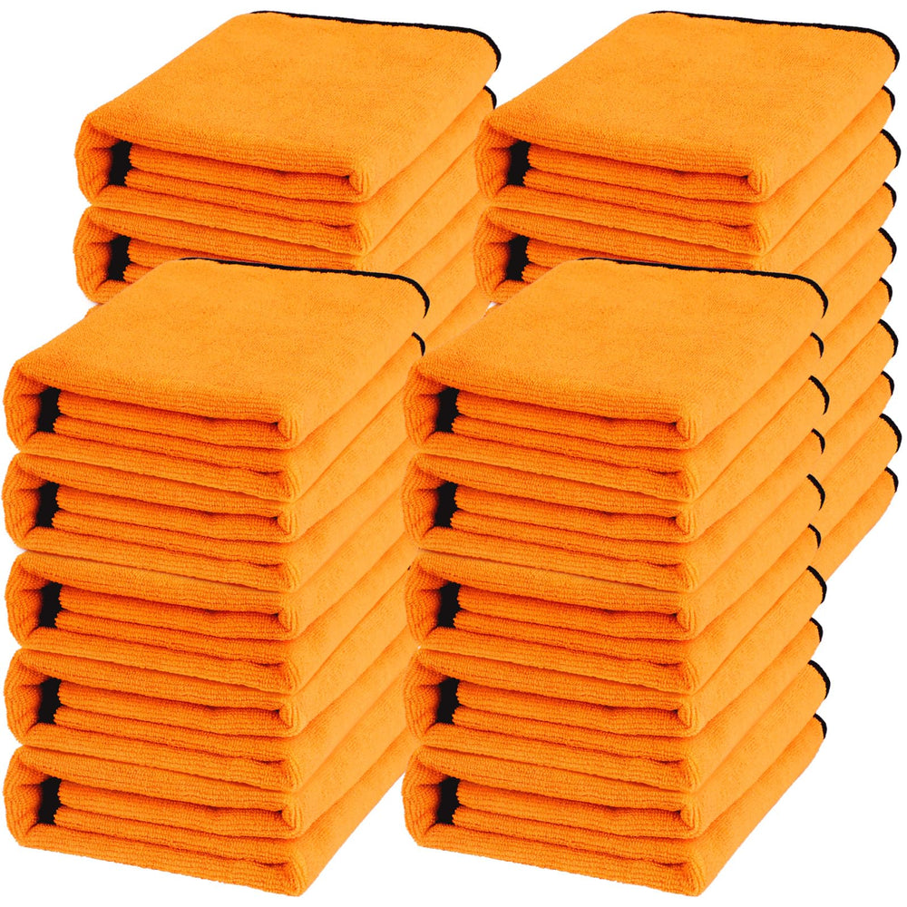 UZLU bulk microfiber towels designed for professional-detailing workflows