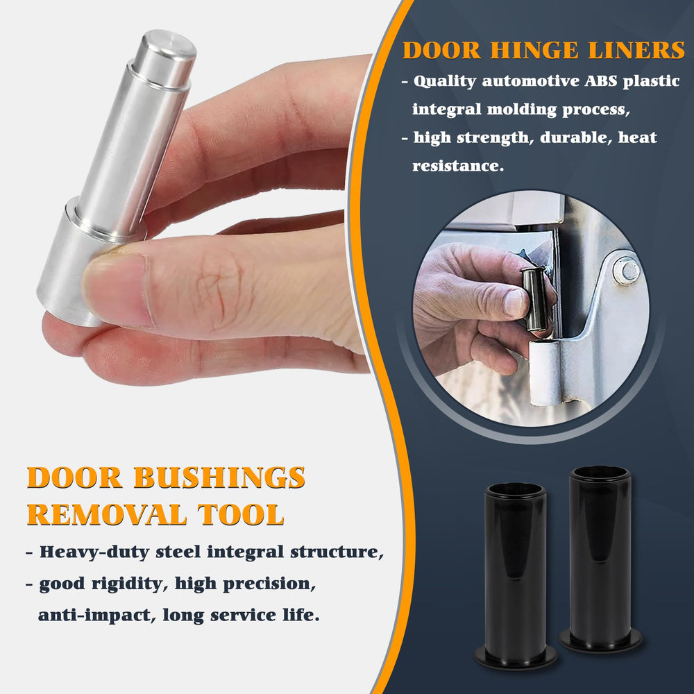 V-SEK ABS hinge liners designed for high heat resistance and durability.