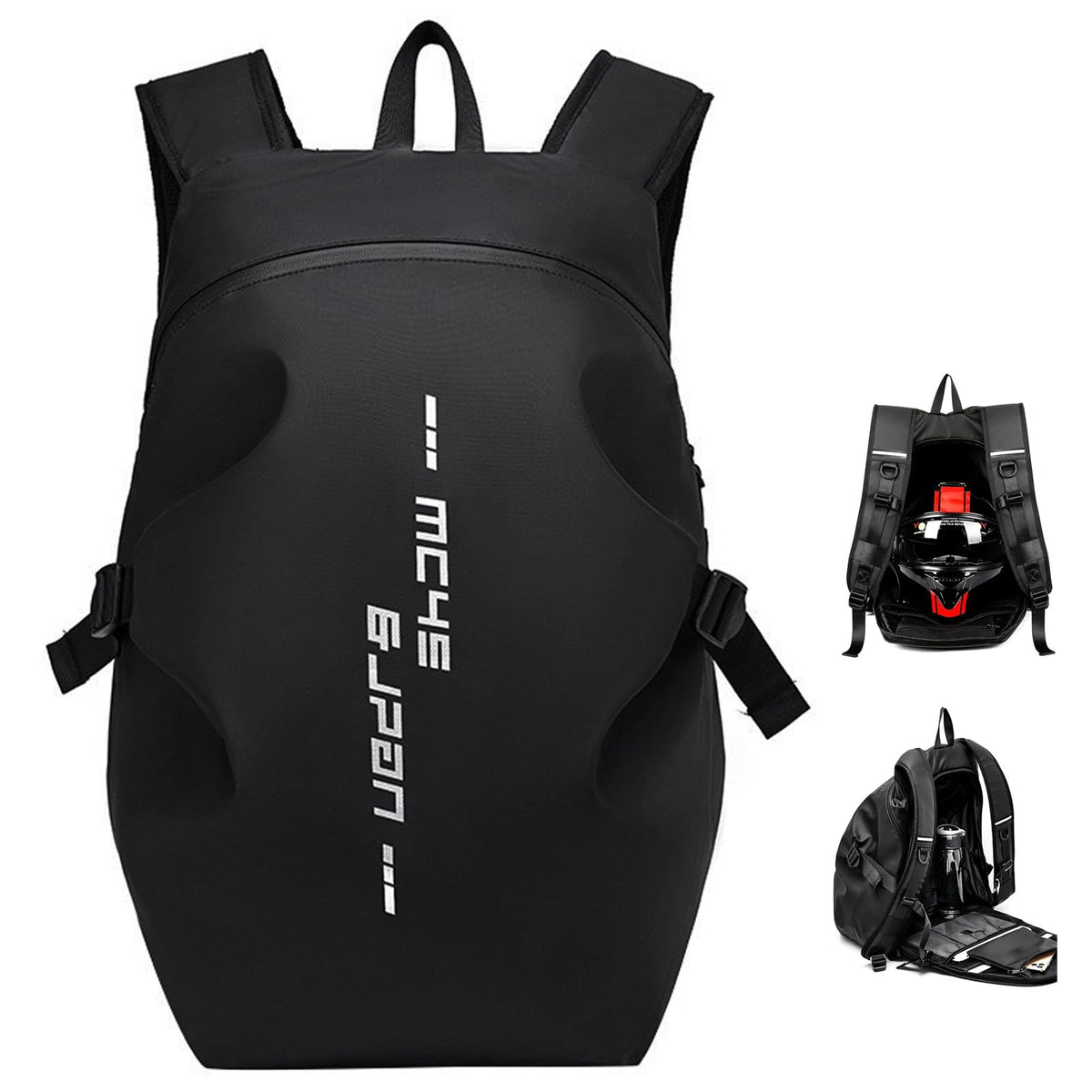 VAAKUAM motorcycle backpack main compartment for organized storage on trips