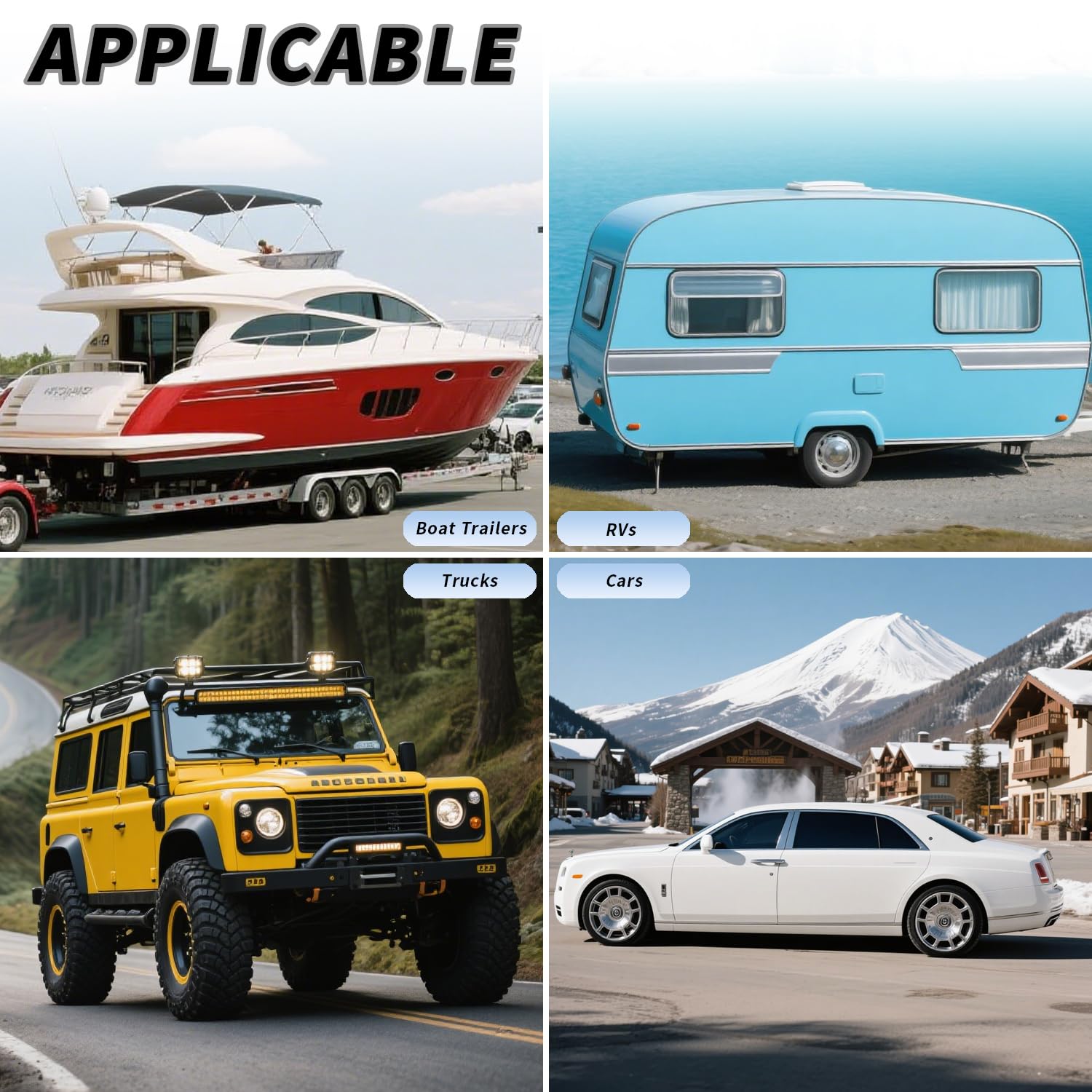 Vacallity nylon connecting rope enables easier setup for larger tires