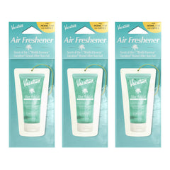 Vacation After Sun Gel hanging air freshener pack of 3 for car and home refresh
