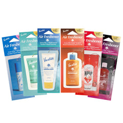 VACATION Classic Lotion bottle pour for long-lasting car fragrance.