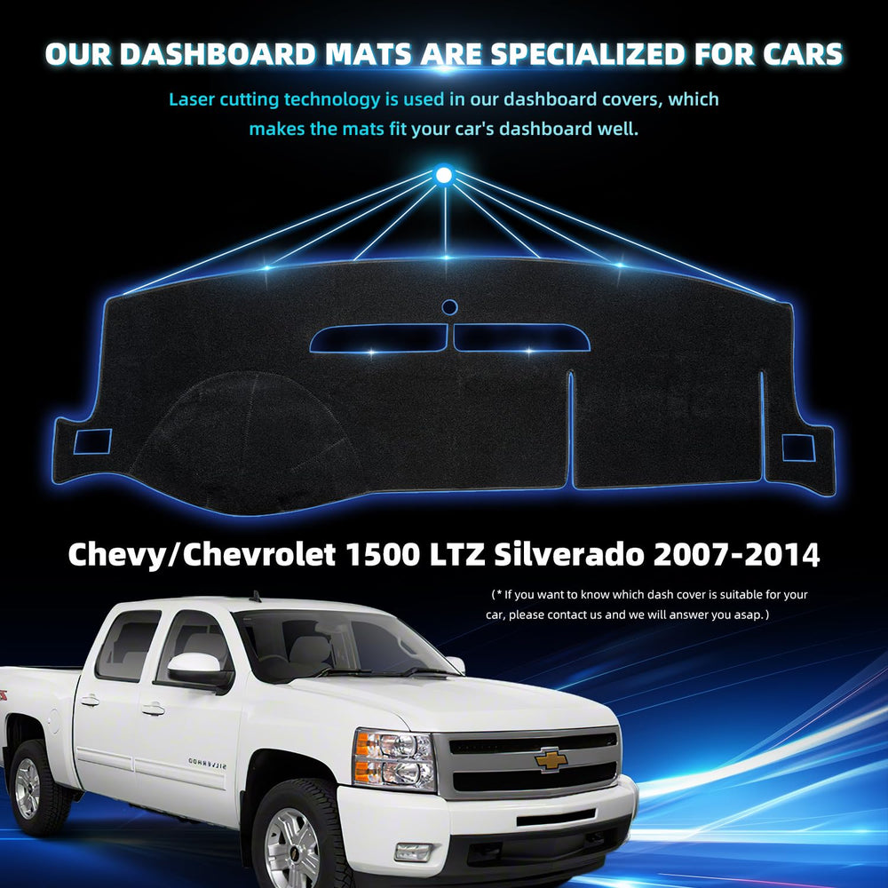 VAFMOLEI dash cover reduces glare for safer daytime driving.