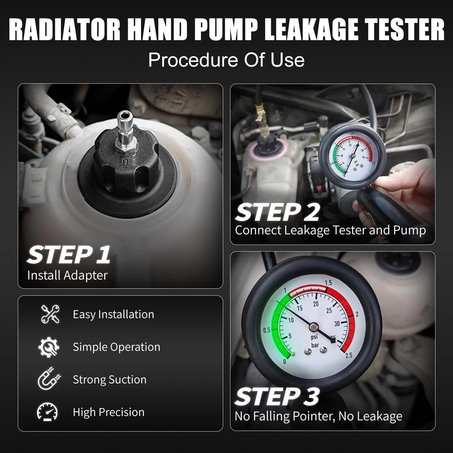 VAGNEUS high-impact plastic components in the tester kit.