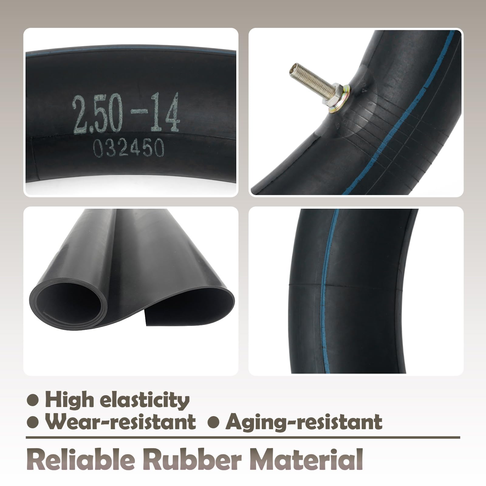 VAINELY inner tube for Yozma IN10 ebike compatibility cushions bumps on rough roads