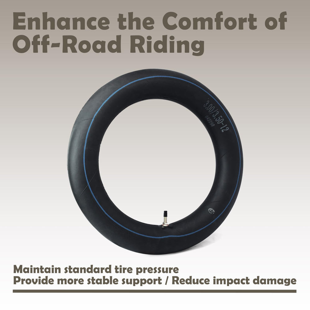 VAINELY installation-ready inner tube with standard valve stem for quick inflation.