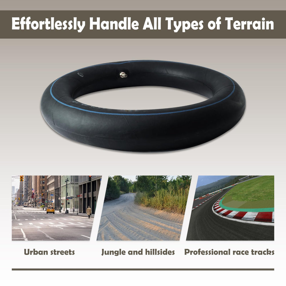VAINELY rear inner tube side profile view emphasizes robust construction for long-lasting use.