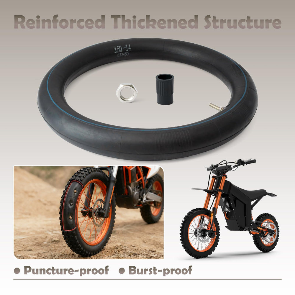 VAINELY shock-damping inner tube smooths rides on bumpy paths