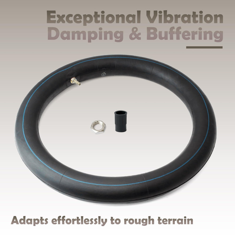 VAINELY thickened front tube design resists sharp debris and reduces punctures