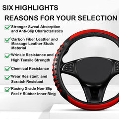 Vaitarkli carbon fiber texture close-up highlights durability and stylish interior detail.